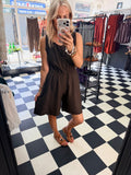 Crochet Boho Playsuit Chocolate