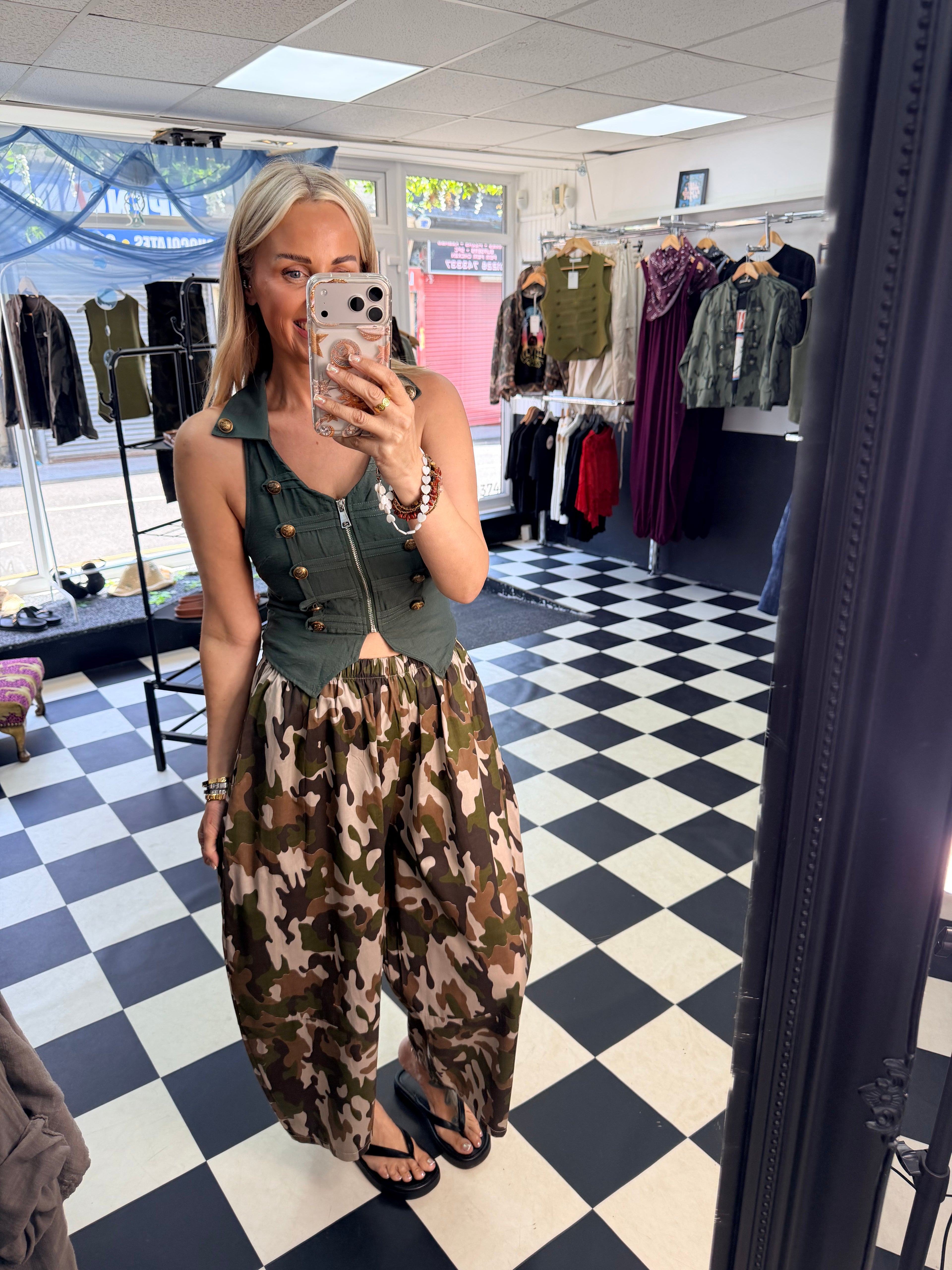 Barrel Camo Trousers