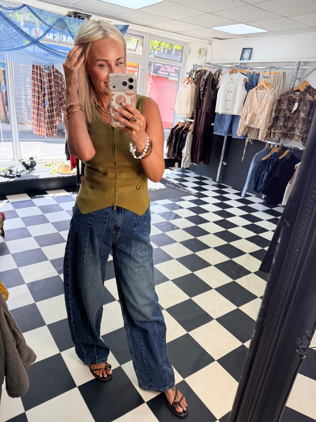 Barrel Jean Mid Denim