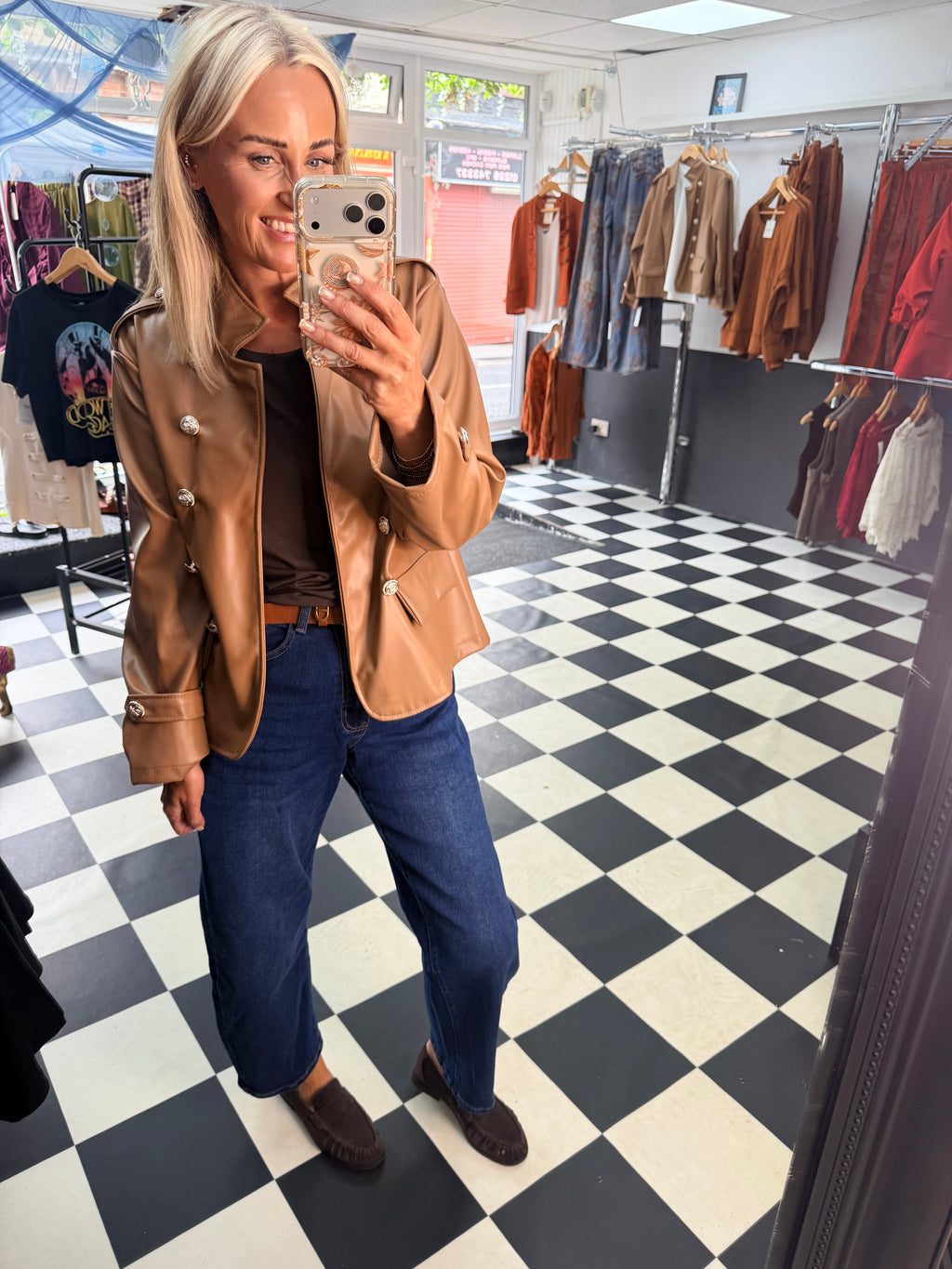 Belted Balloon Jeans