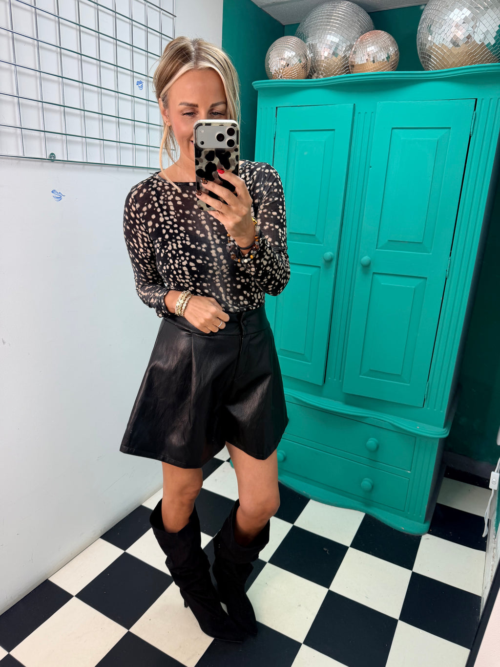 Bambi Cashmere bland top Black