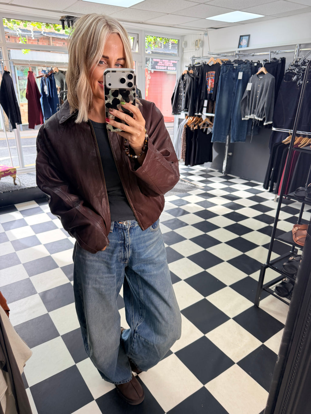 Buttery Bomber Jacket Deep Oxblood