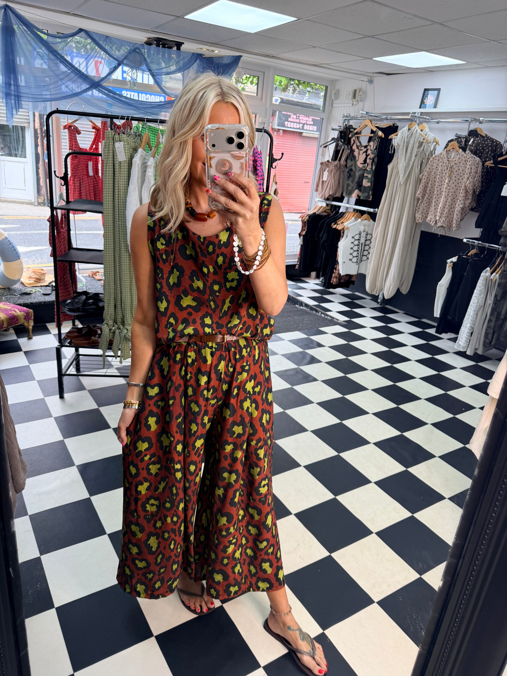 Animal co ord Chocolate and Lime