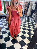 Neon Collection Bloomer Trouser Slate/Coral