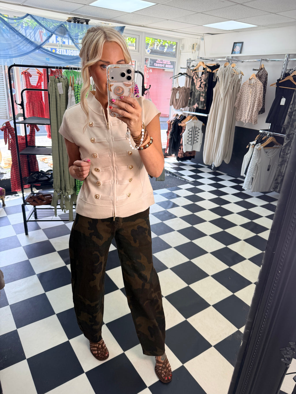Cargo Barrel Leg jeans