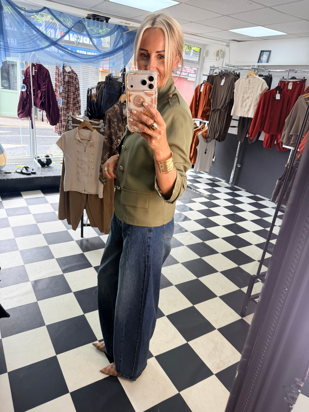 Military blazer Khaki