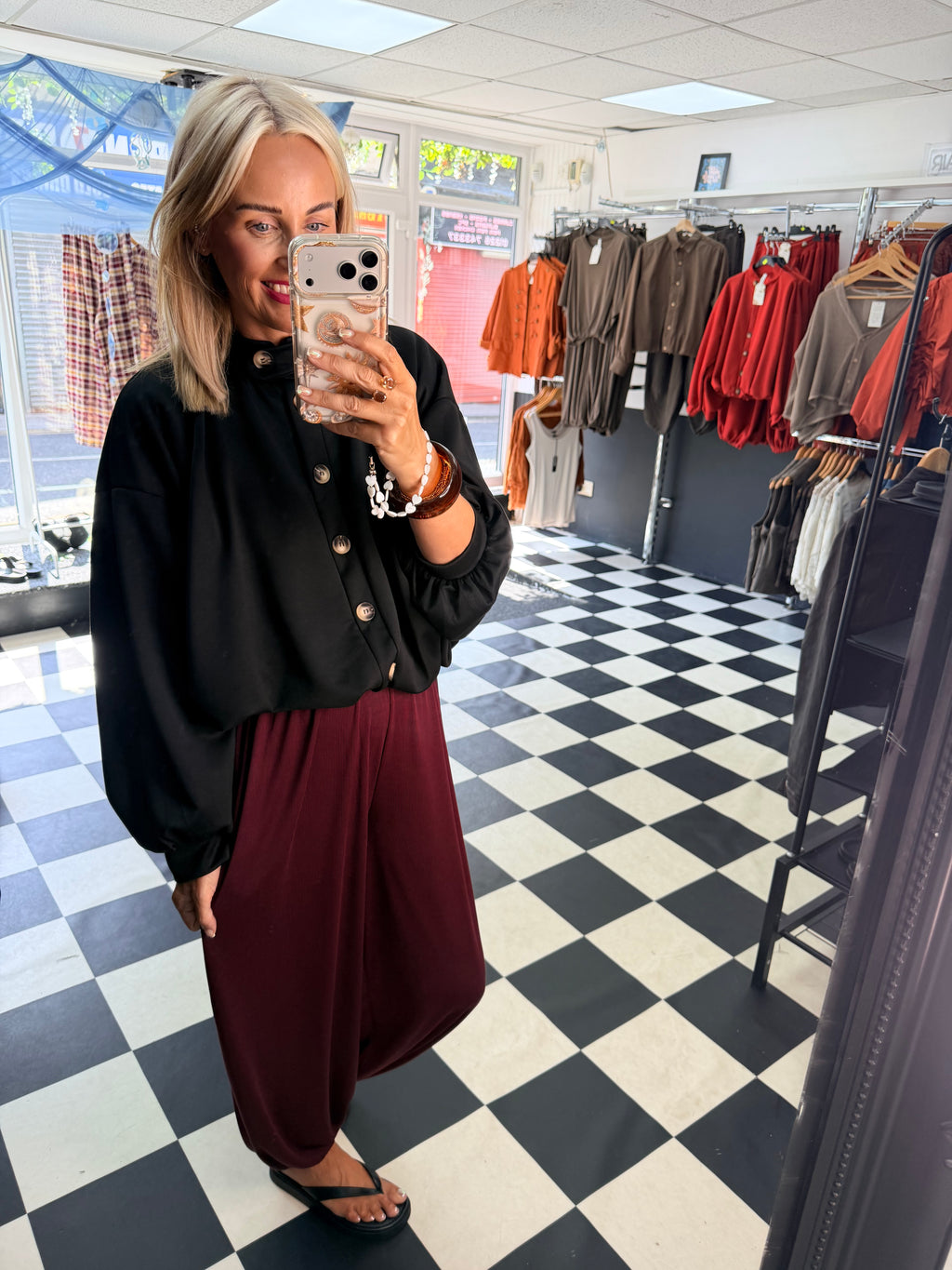 Weekend Slouch Jacket Black