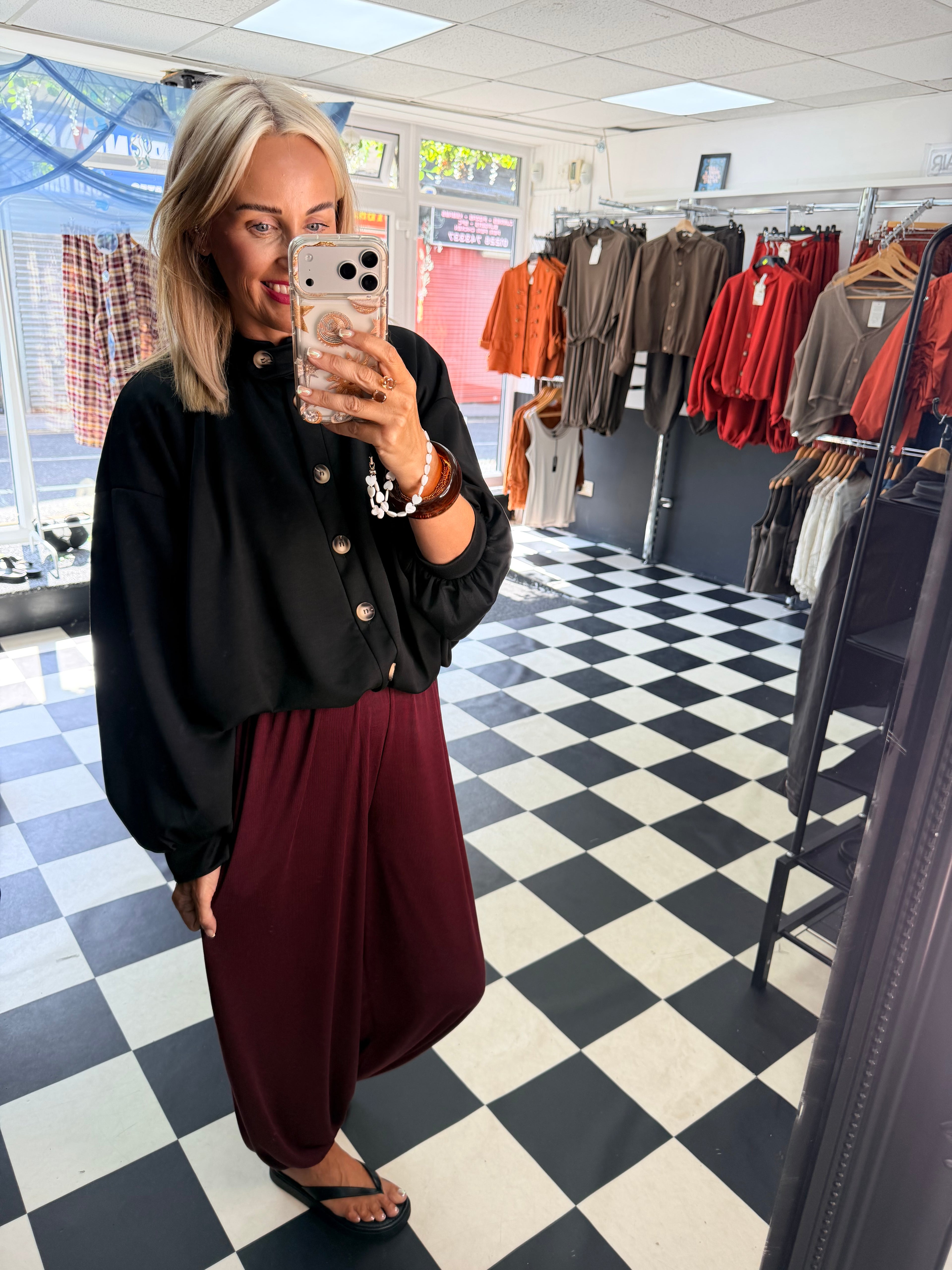 Weekend Slouch Jacket Black