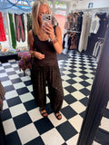 Aladdin Trousers leopard Chocolate