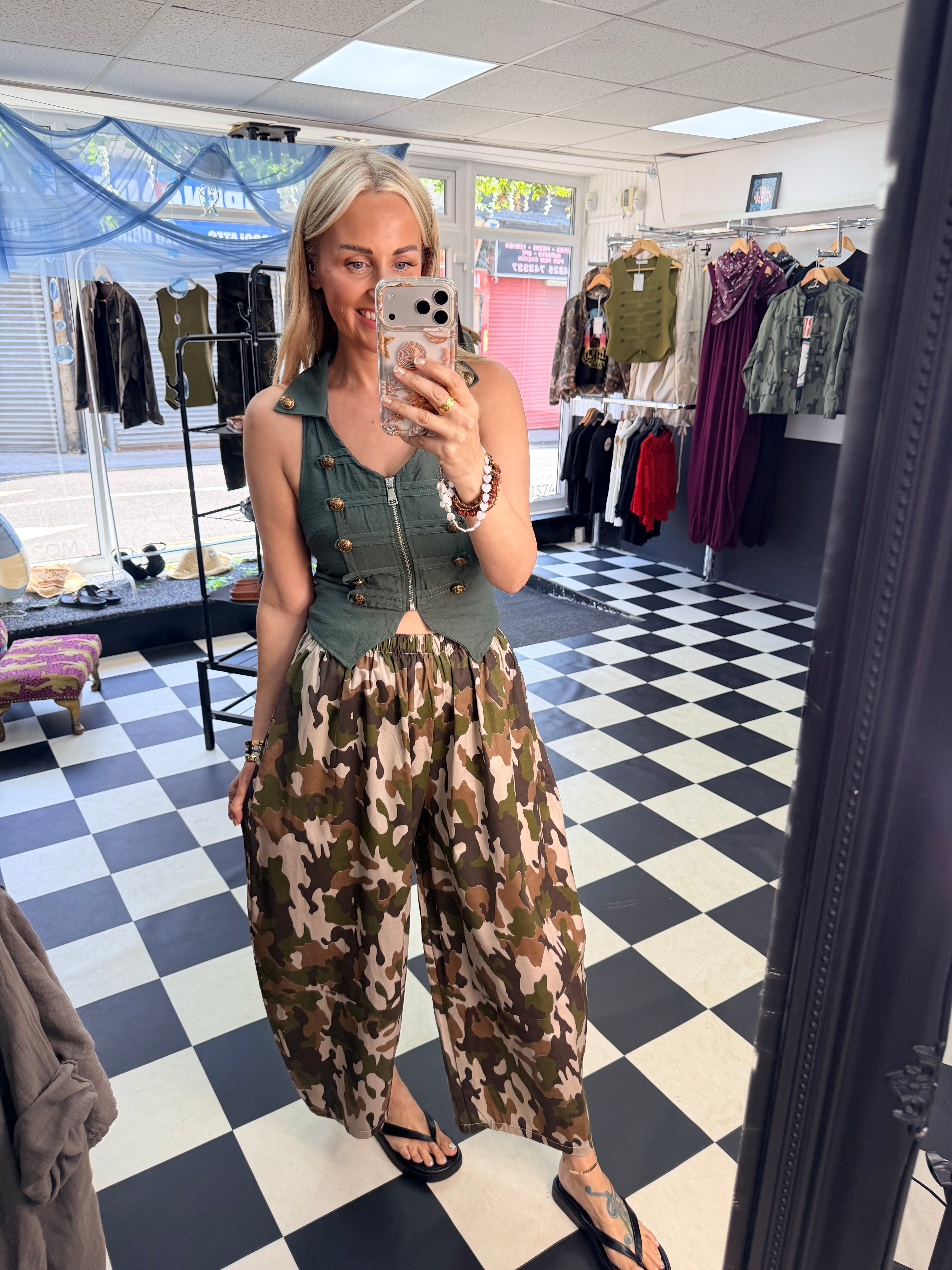 Barrel Camo Trousers