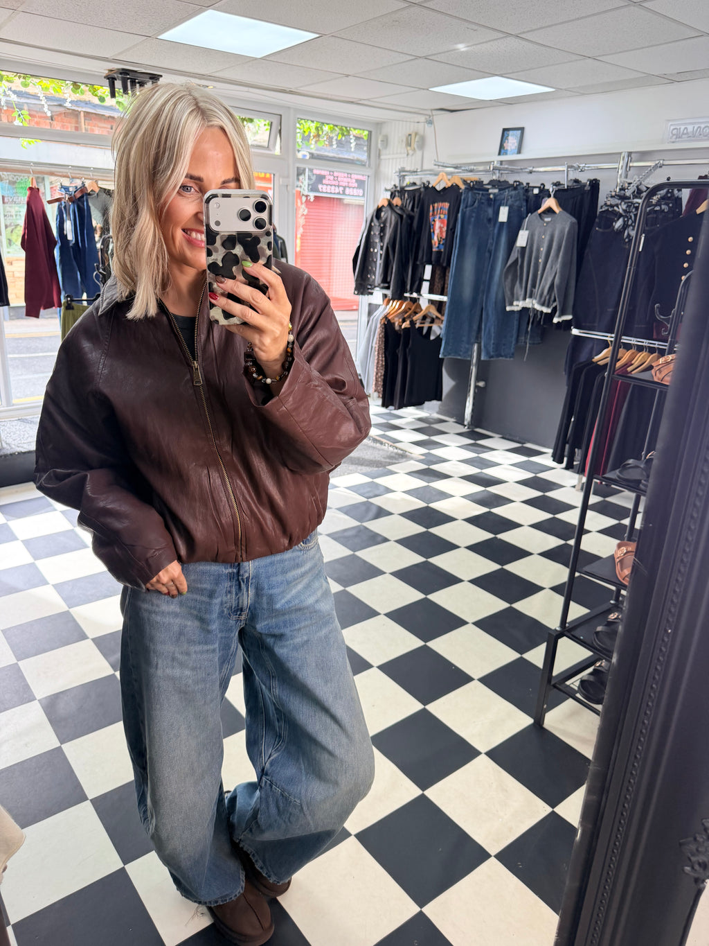 Buttery Bomber Jacket Deep Oxblood