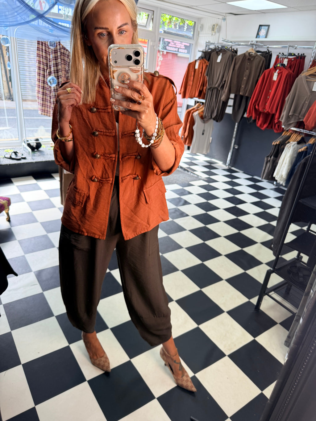 Military Jacket Rust
