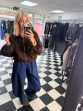 Quilted Bomber jacket - Chocolate
