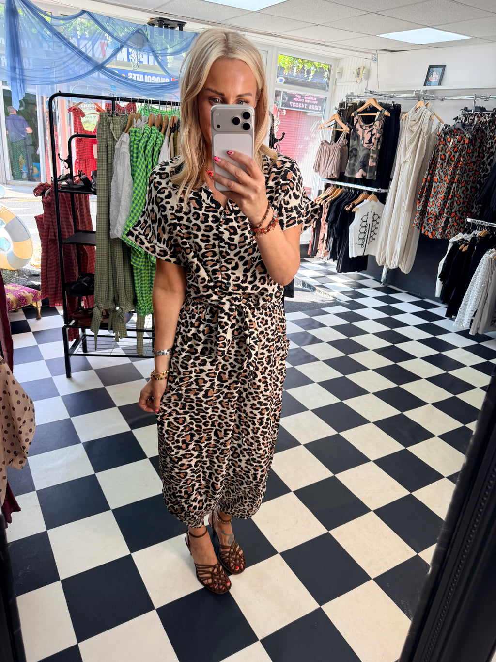 Leopard print co ord