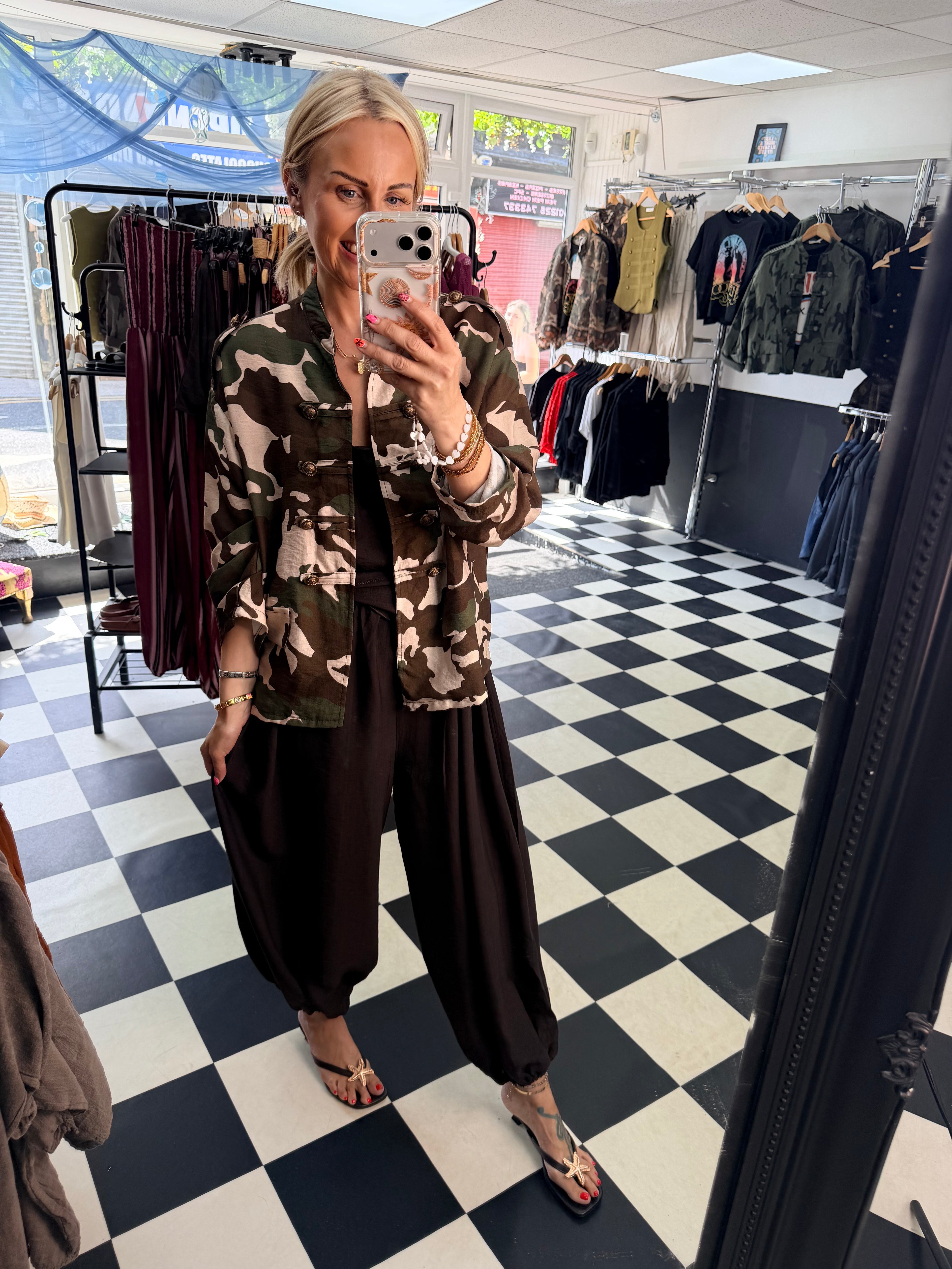 Camo Military Jacket