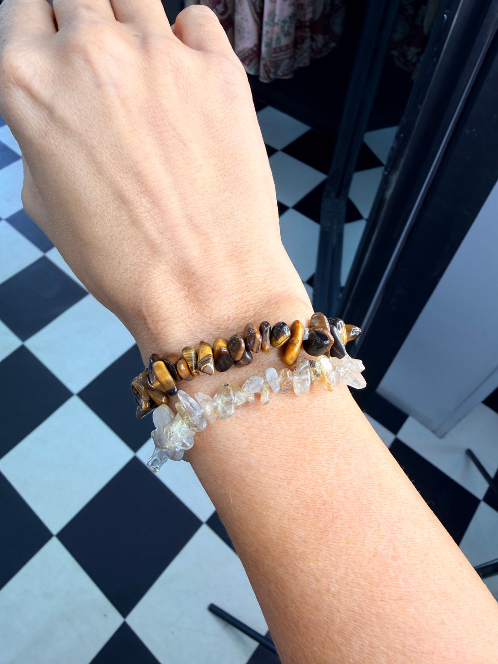 Stone Bracelet Clear