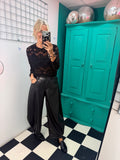 Lace Top Black