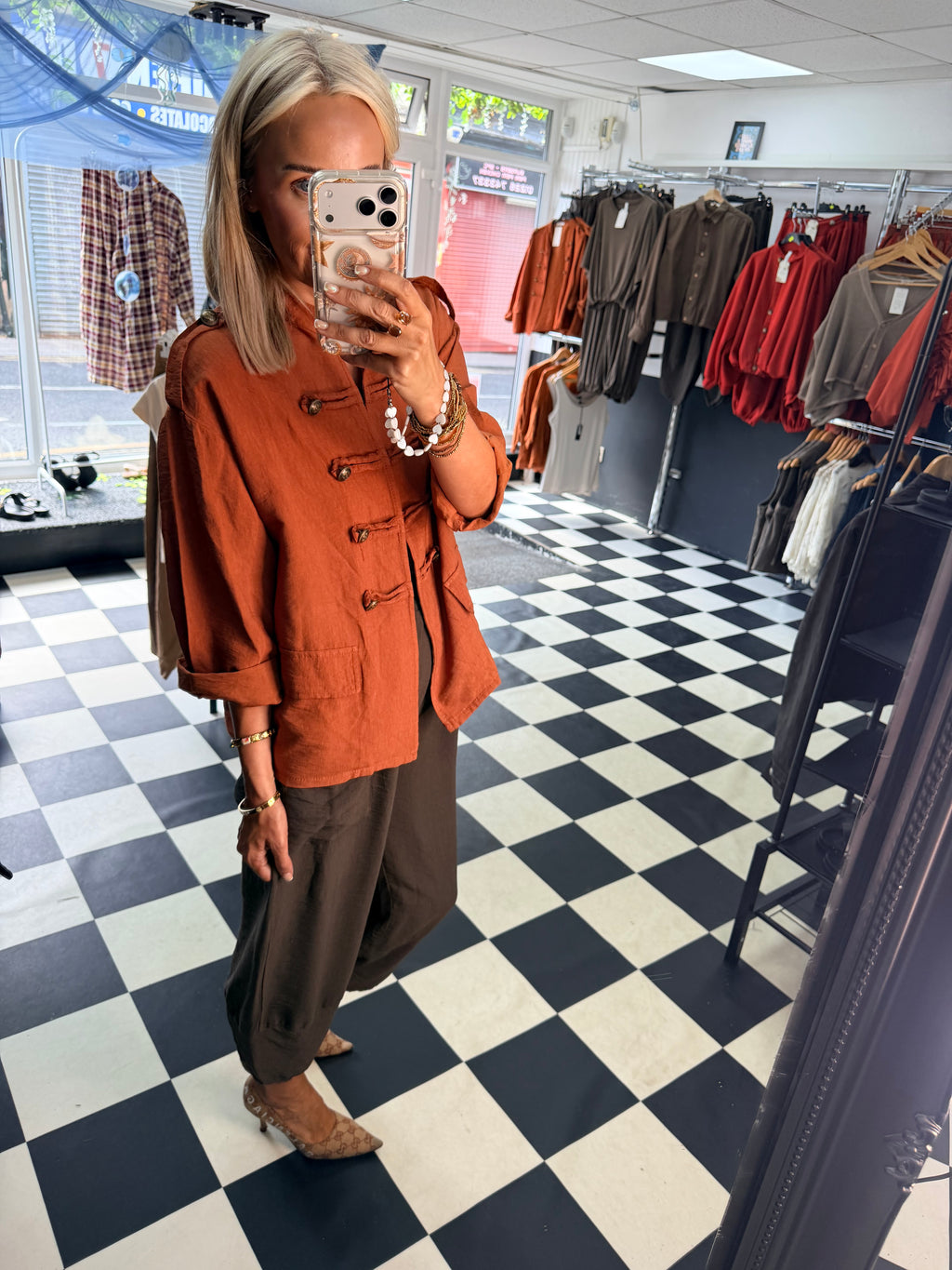 Military Jacket Rust