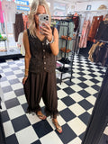 Opel Embellished Waistcoat Chocolate