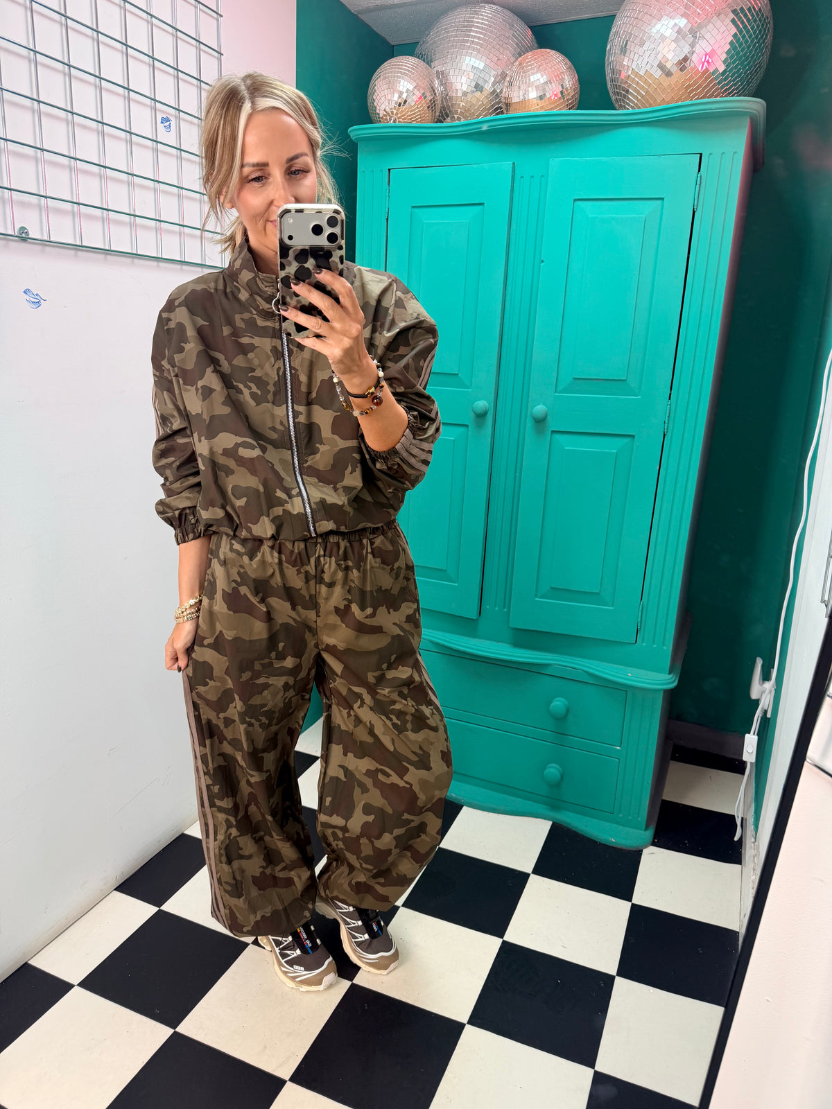 The Camo Club Zip Jacket Taupe Special buys