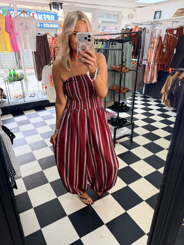 Indigo Jumpsuit Pink / Plum
