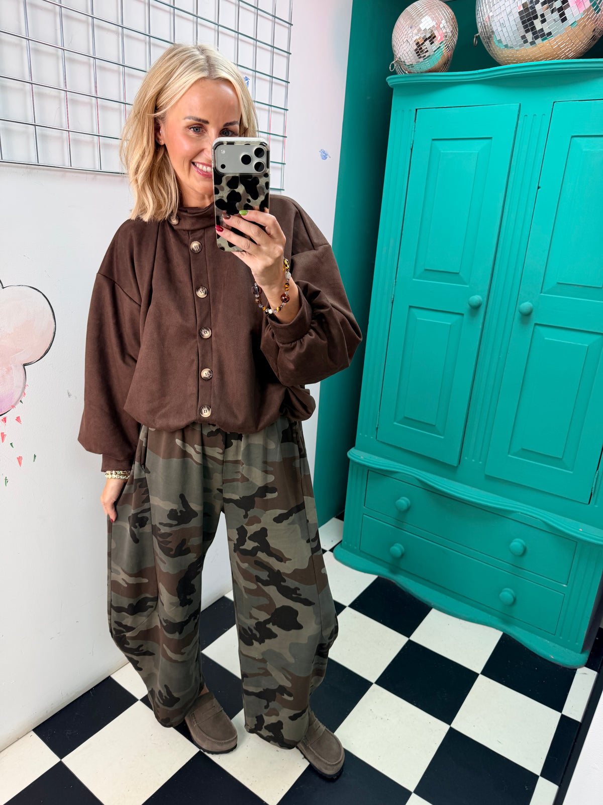 Suede Weekend Slouch Jacket Chocolate