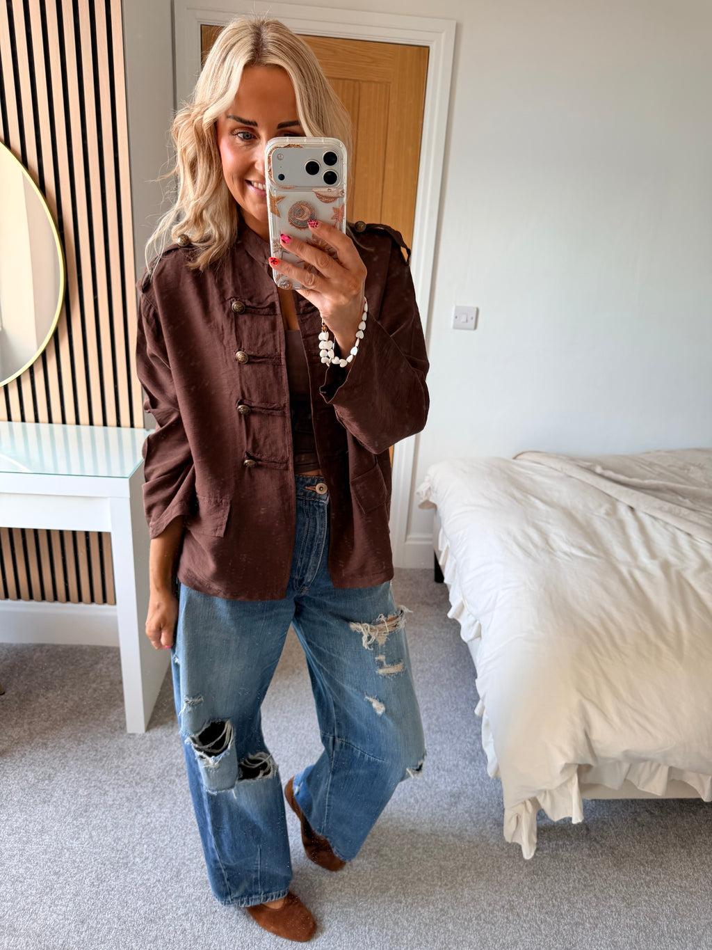 Military Jacket Chocolate Size 1