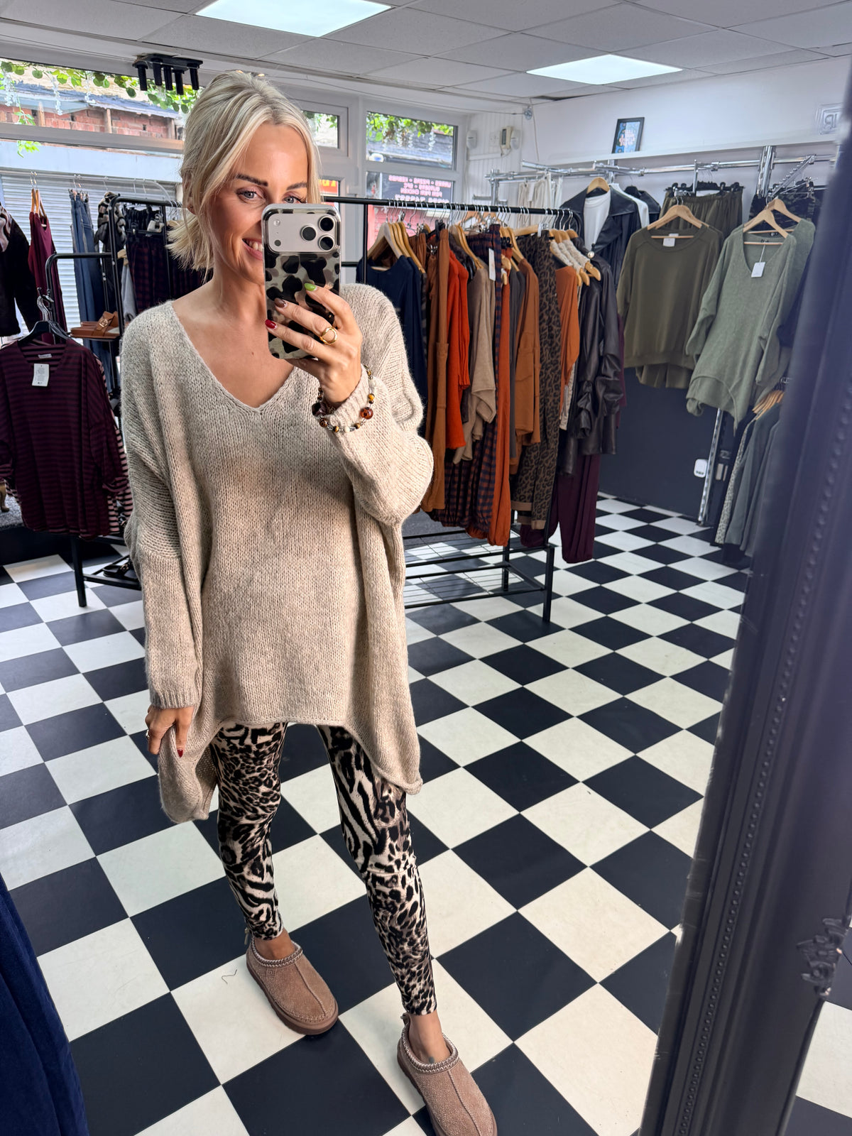 Over Sized Chunky Knit Cream