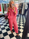Neon Bloomer Trouser Fuchsia / Orange