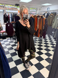 Over Sized Chunky Knit Black