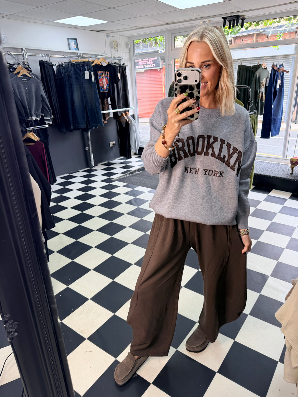 Brooklyn NY jumper - Grey