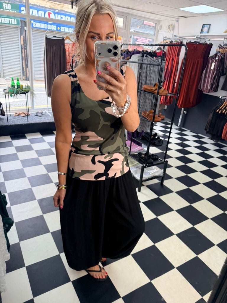 Camo Vest Khaki