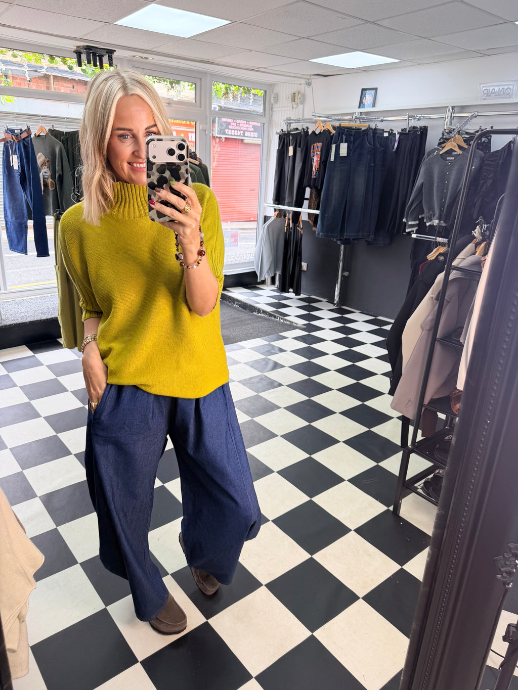 Rosie knit - Lime