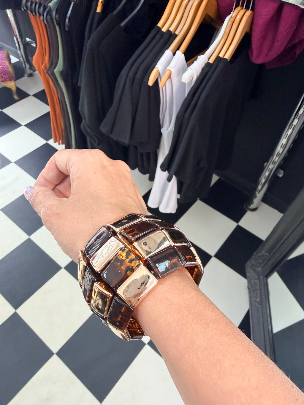 Leopard Stretchy Bangle