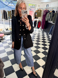 Military blazer Black