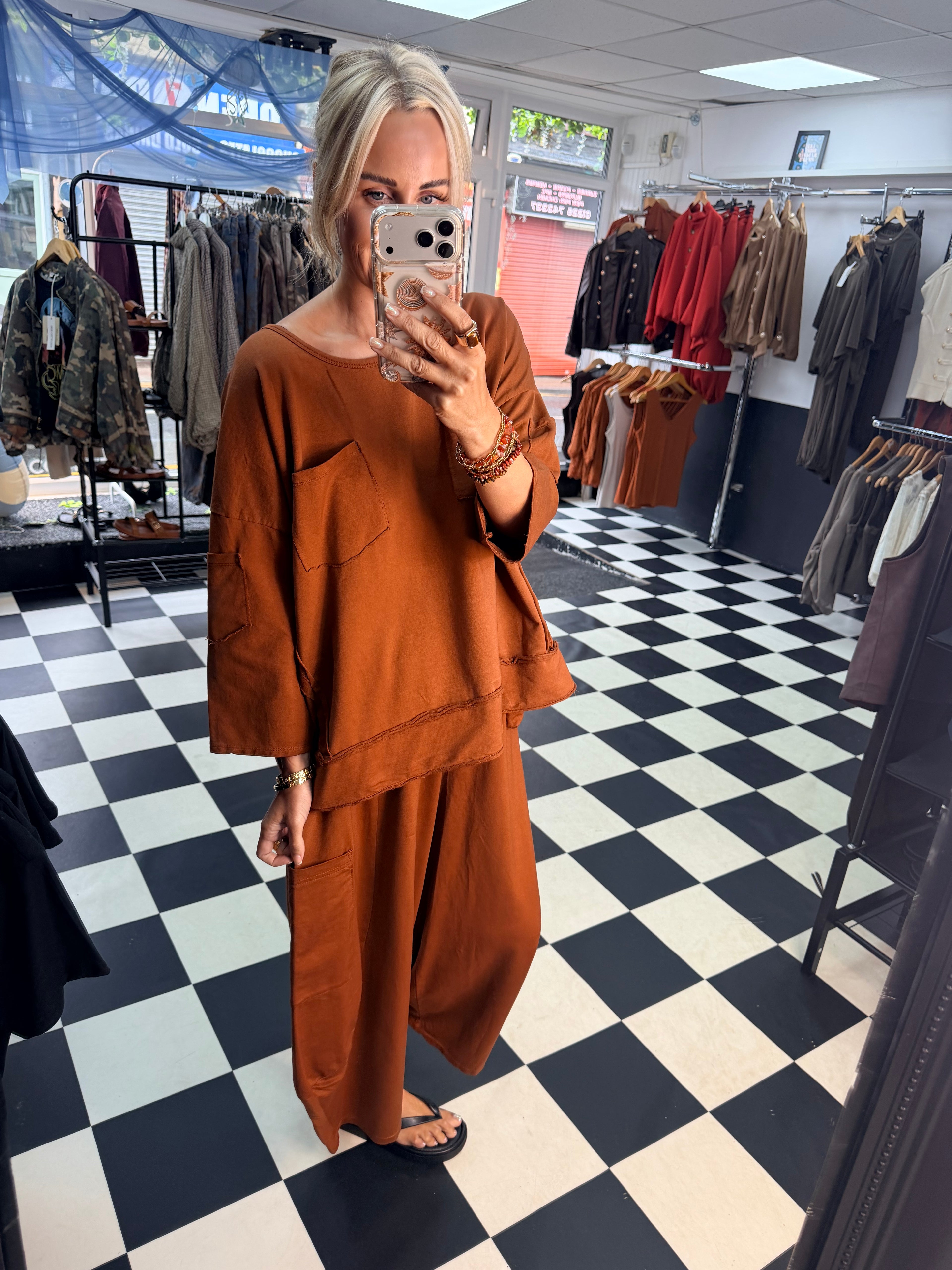 Utility Barrel Jogger Rust