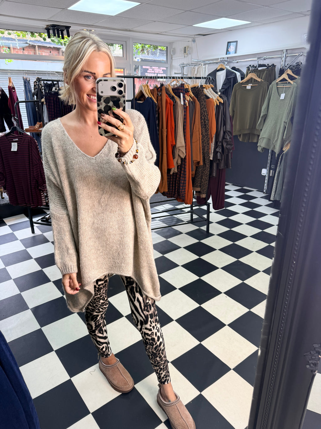 Over Sized Chunky Knit Cream