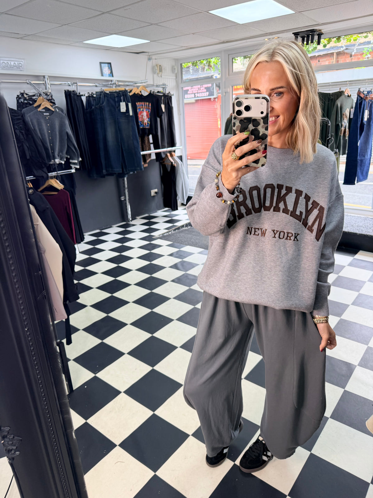 Brooklyn NY jumper - Grey