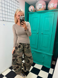 Barrel Camouflage Trousers Light Khaki