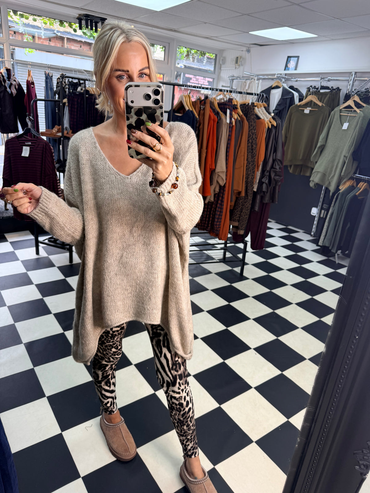 Over Sized Chunky Knit Cream