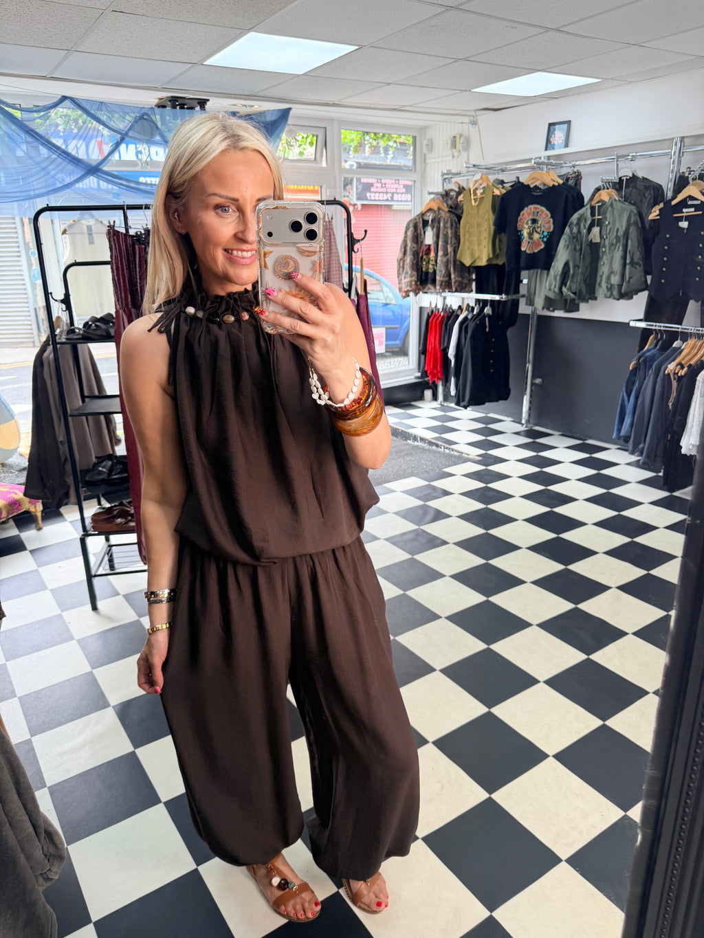 Pebble Co Ord Chocolate