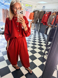 Weekend Slouch Jacket Rust