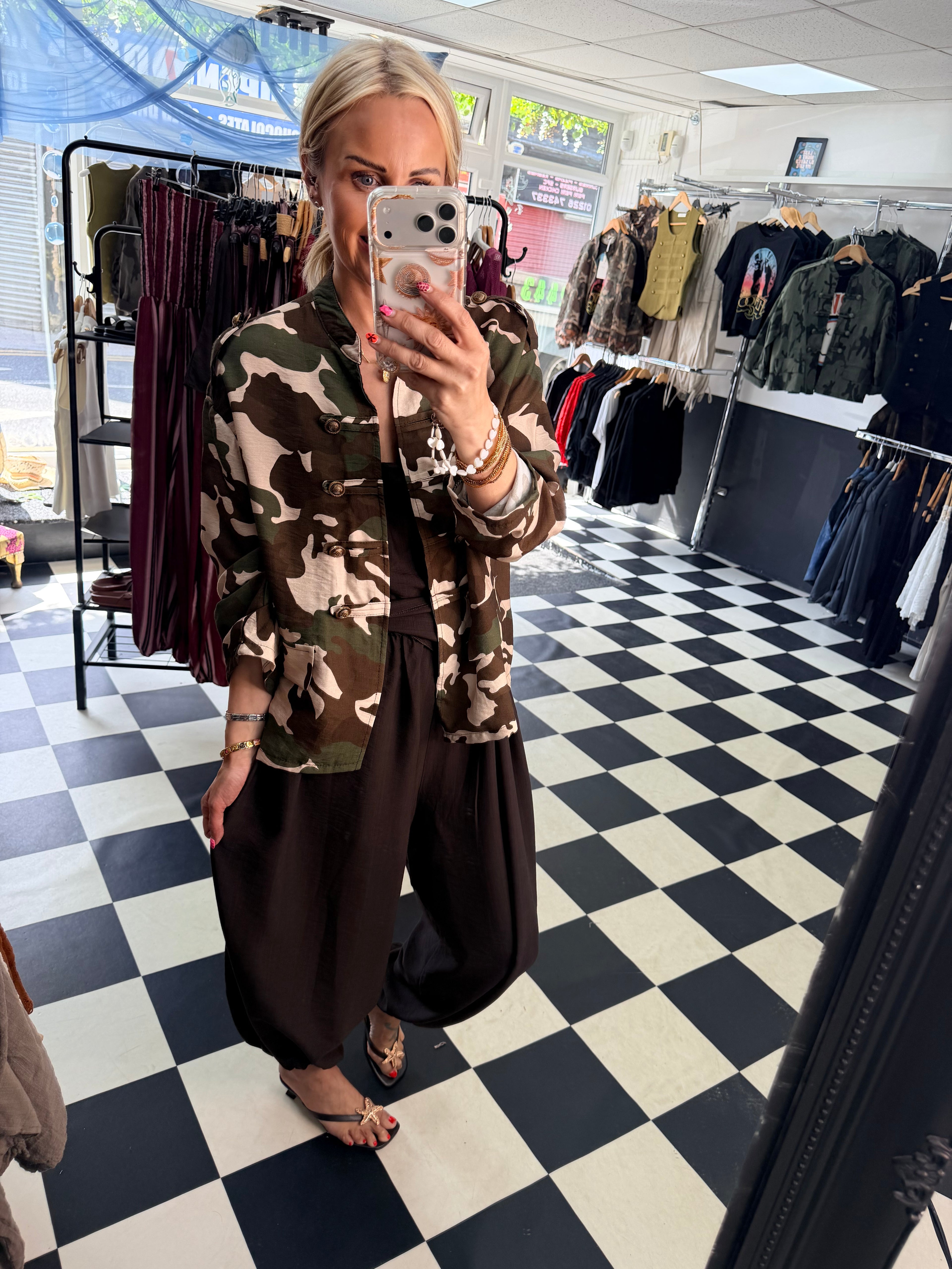 Camo Military Jacket