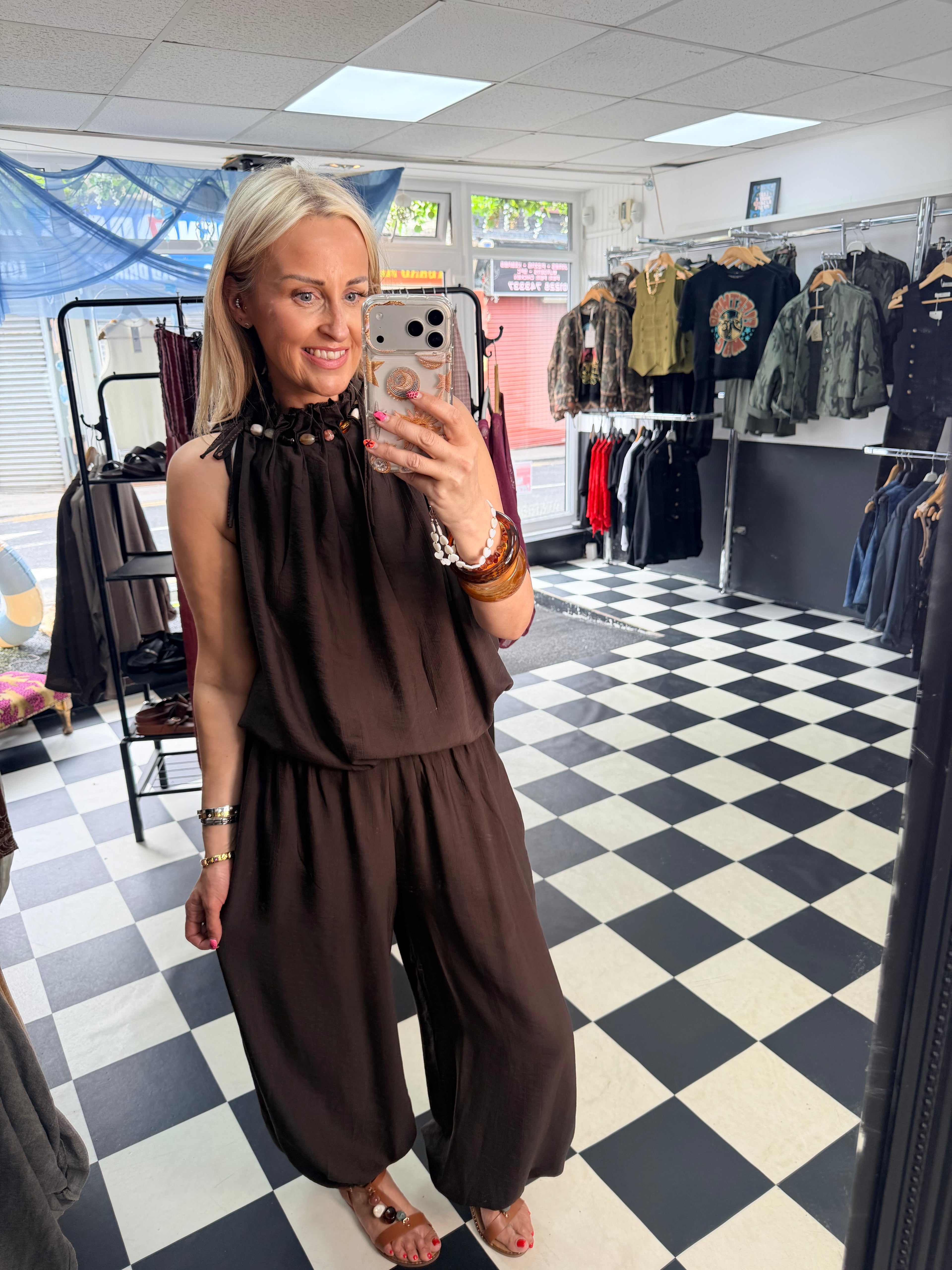 Pebble Co Ord Chocolate