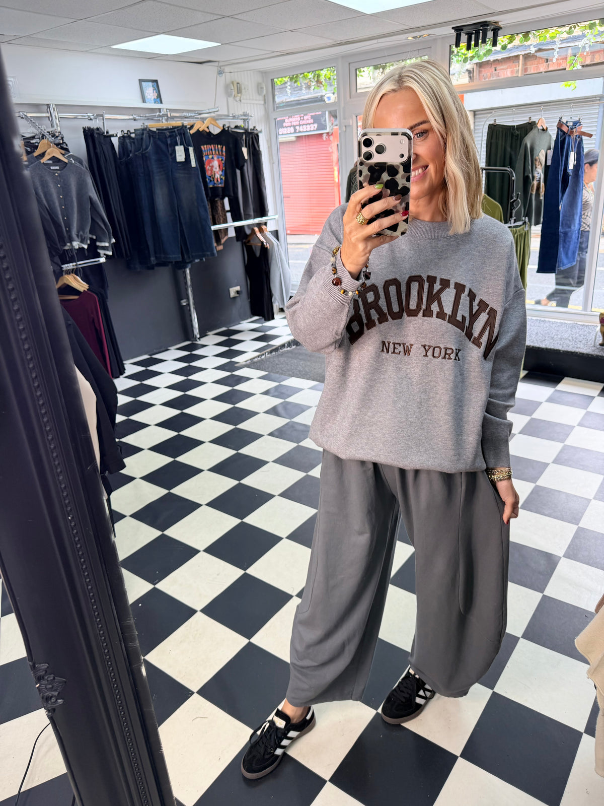 Brooklyn NY jumper - Grey