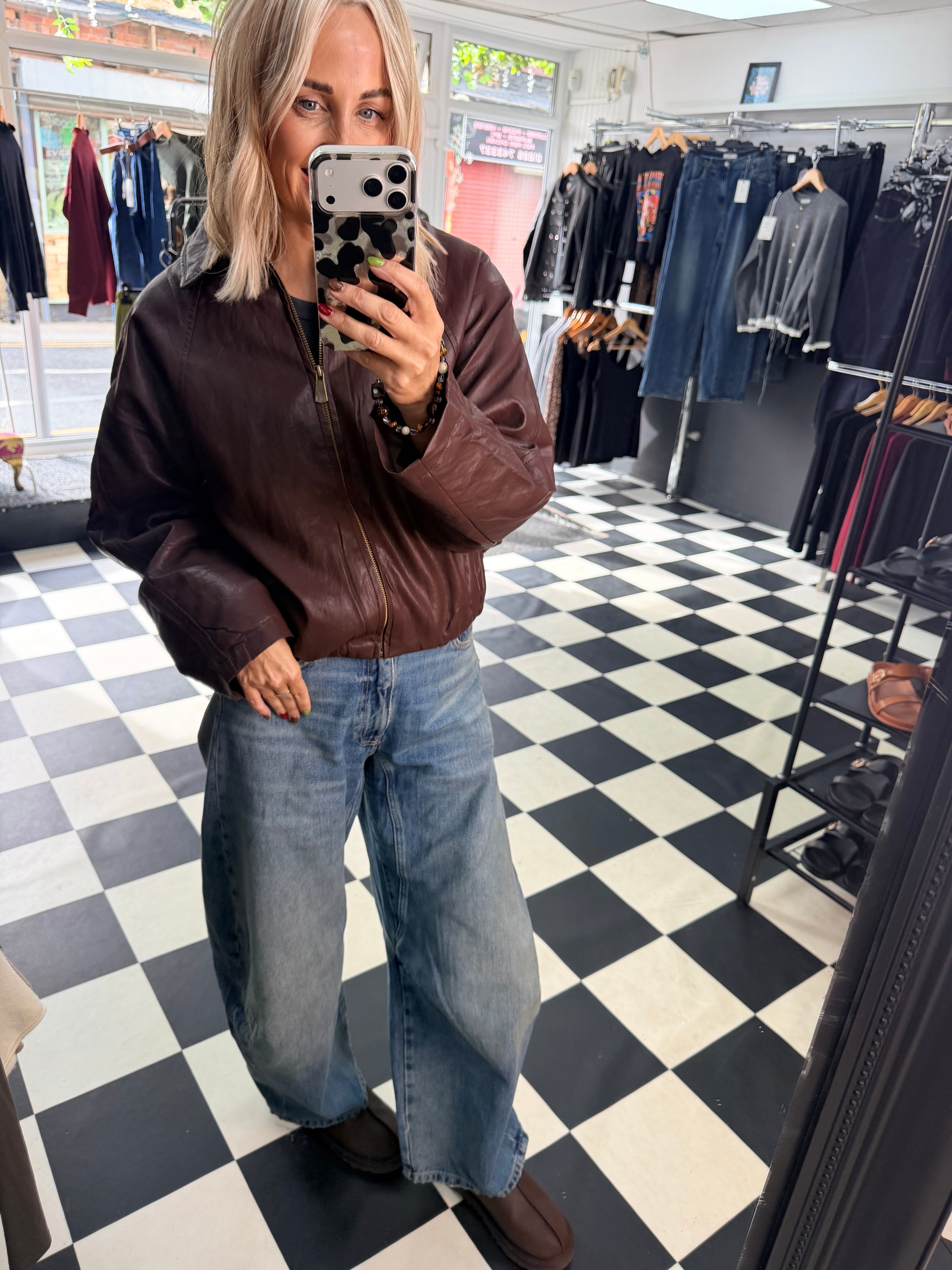Buttery Bomber Jacket Deep Oxblood