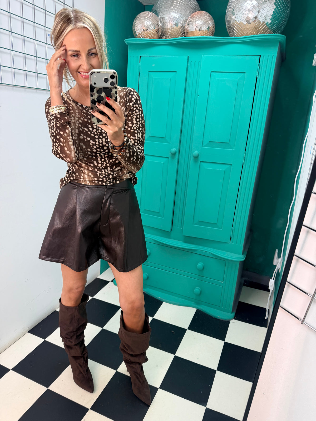 Bambi Cashmere blend Top Chocolate