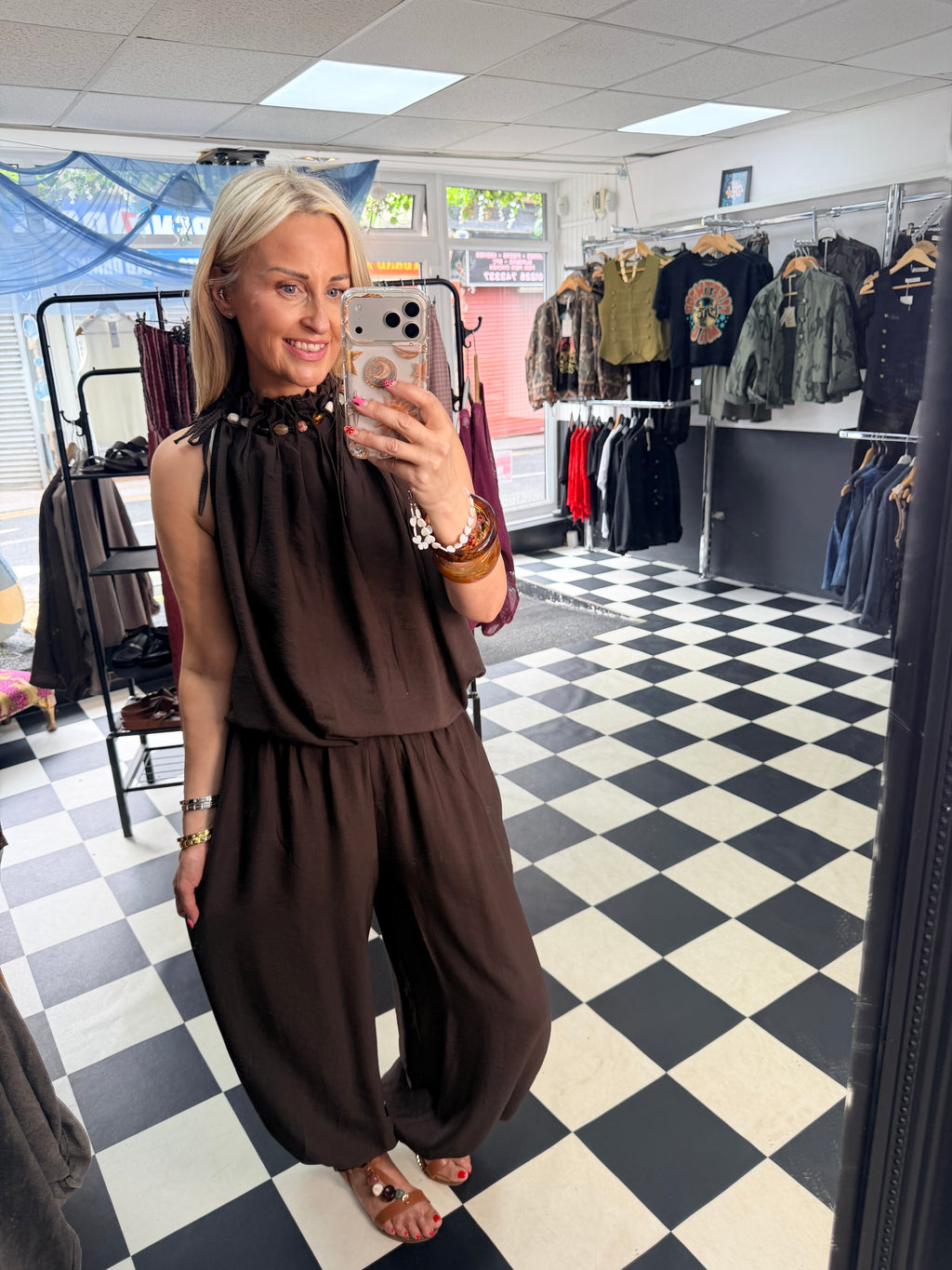 Pebble Co Ord Chocolate