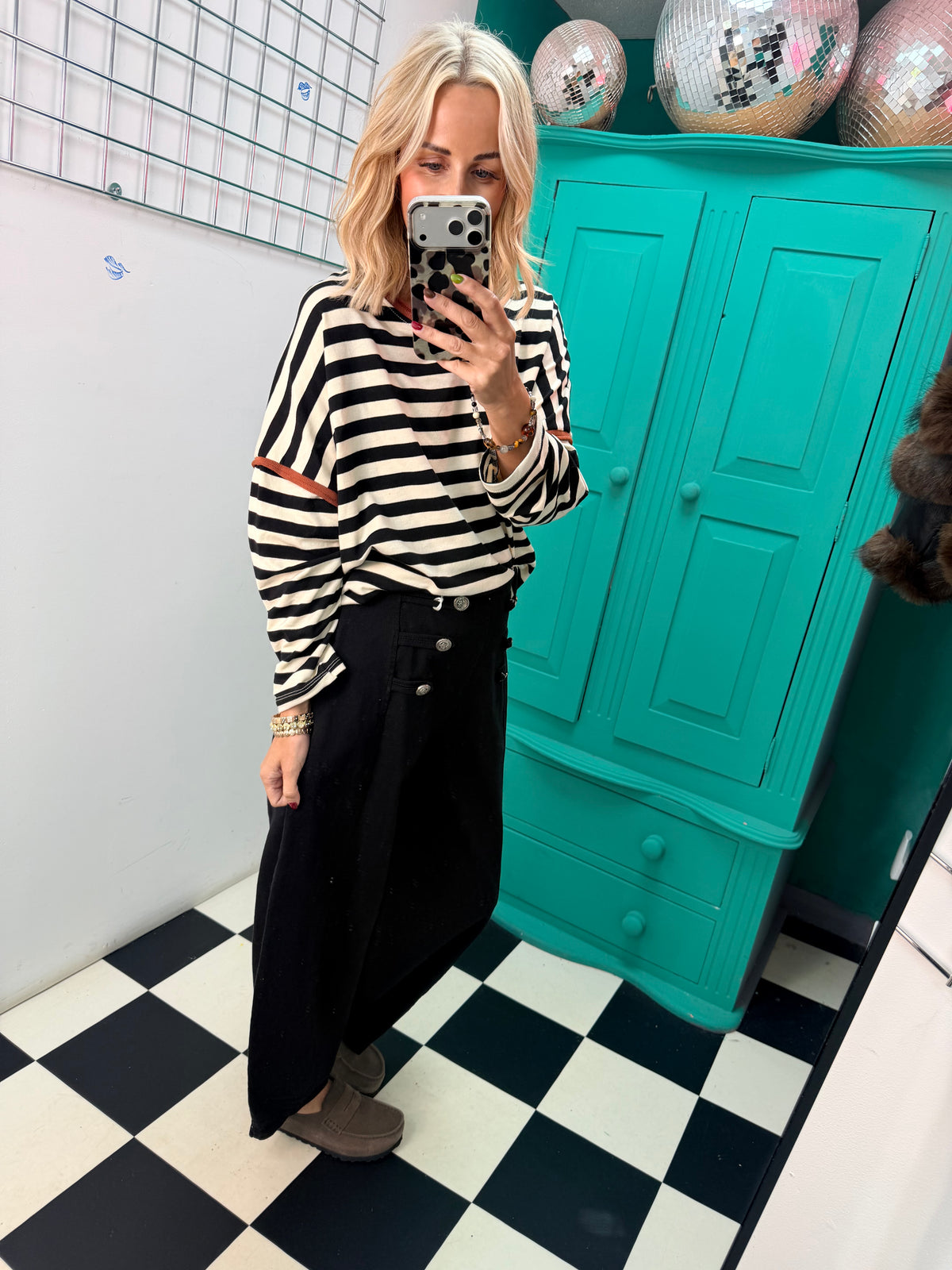 Military balloon trousers - Black