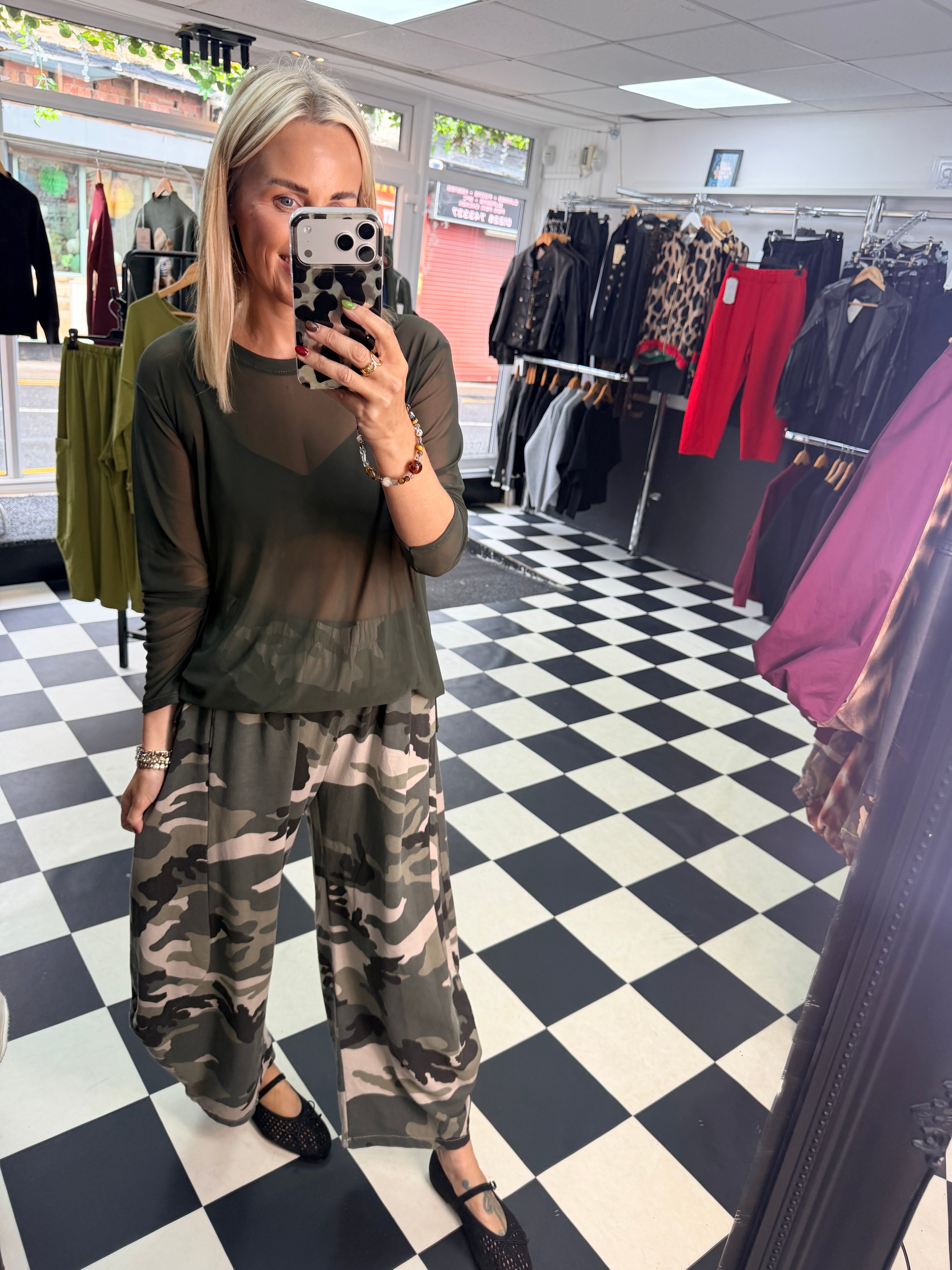 Mesh Top Green